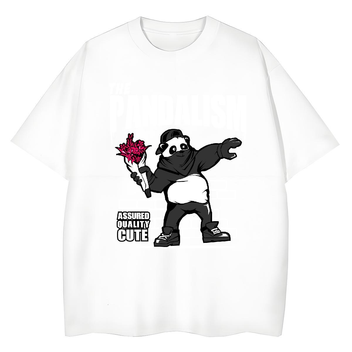 2024 New Men Tshirts flower Sports Casual 230g Cotton Wear Short Sleeve O-Neck Designer T Shirt For Man Custom Anime