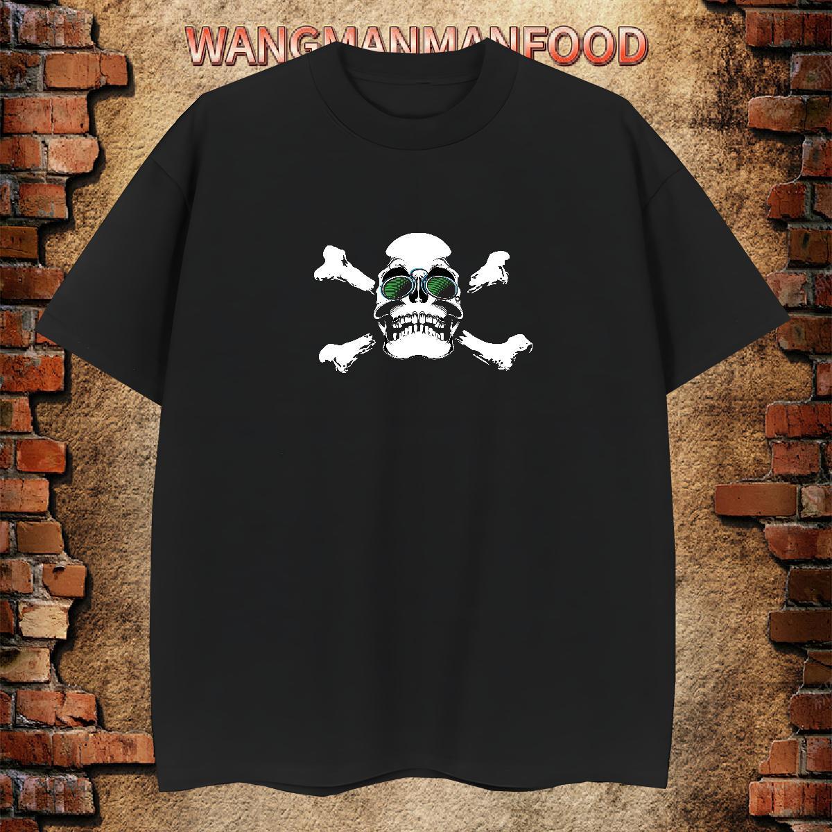 Popular T Shirt For Man 230g 100% Cotton skull Daily Wear Customized Crew Neck Tshirt for Man Woman Fashion Designer Tshirts