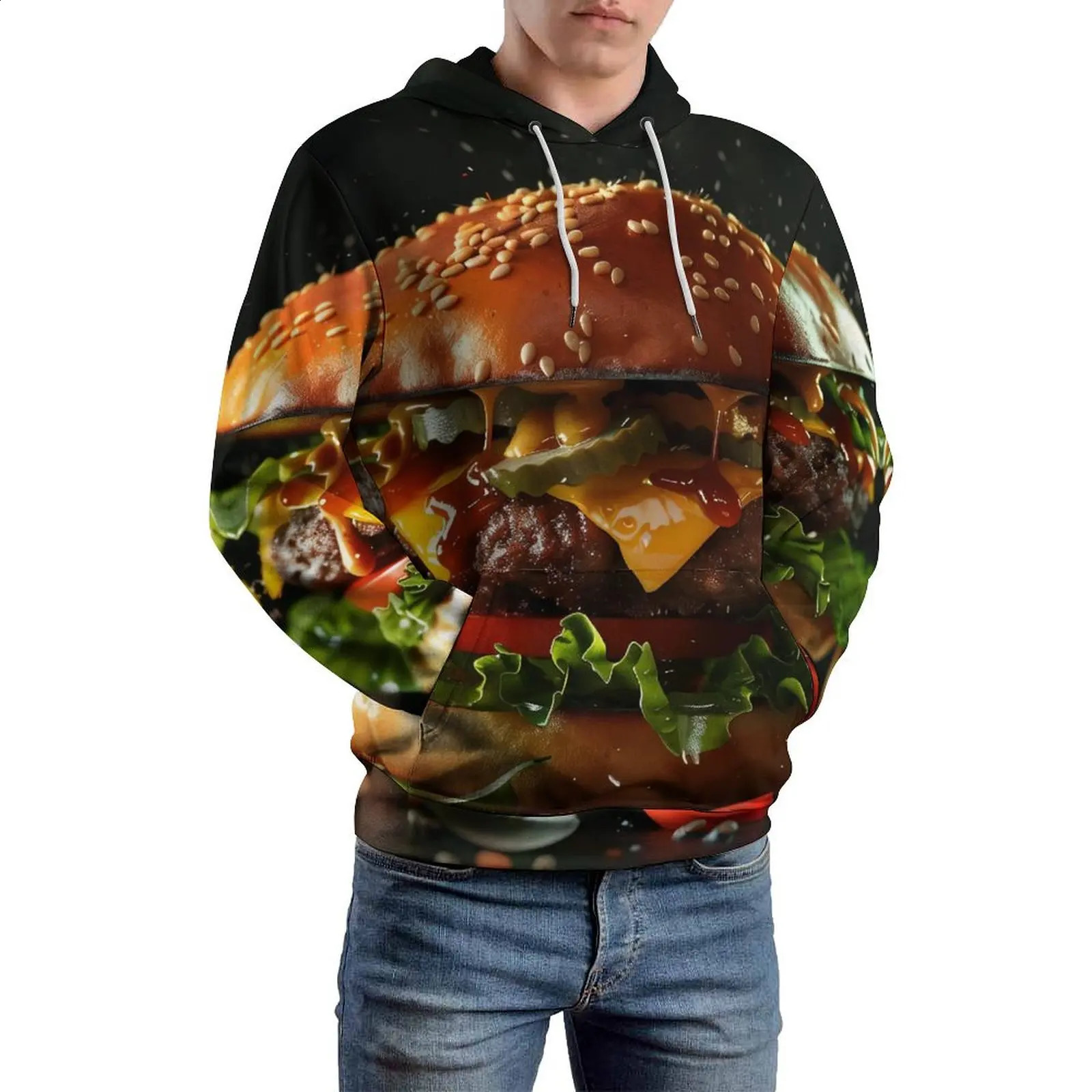 gourmet food printed hoodies men 3D Printed Sweatshirts casual streetfashion sweatshirt hoodie men graphic personalities 240823