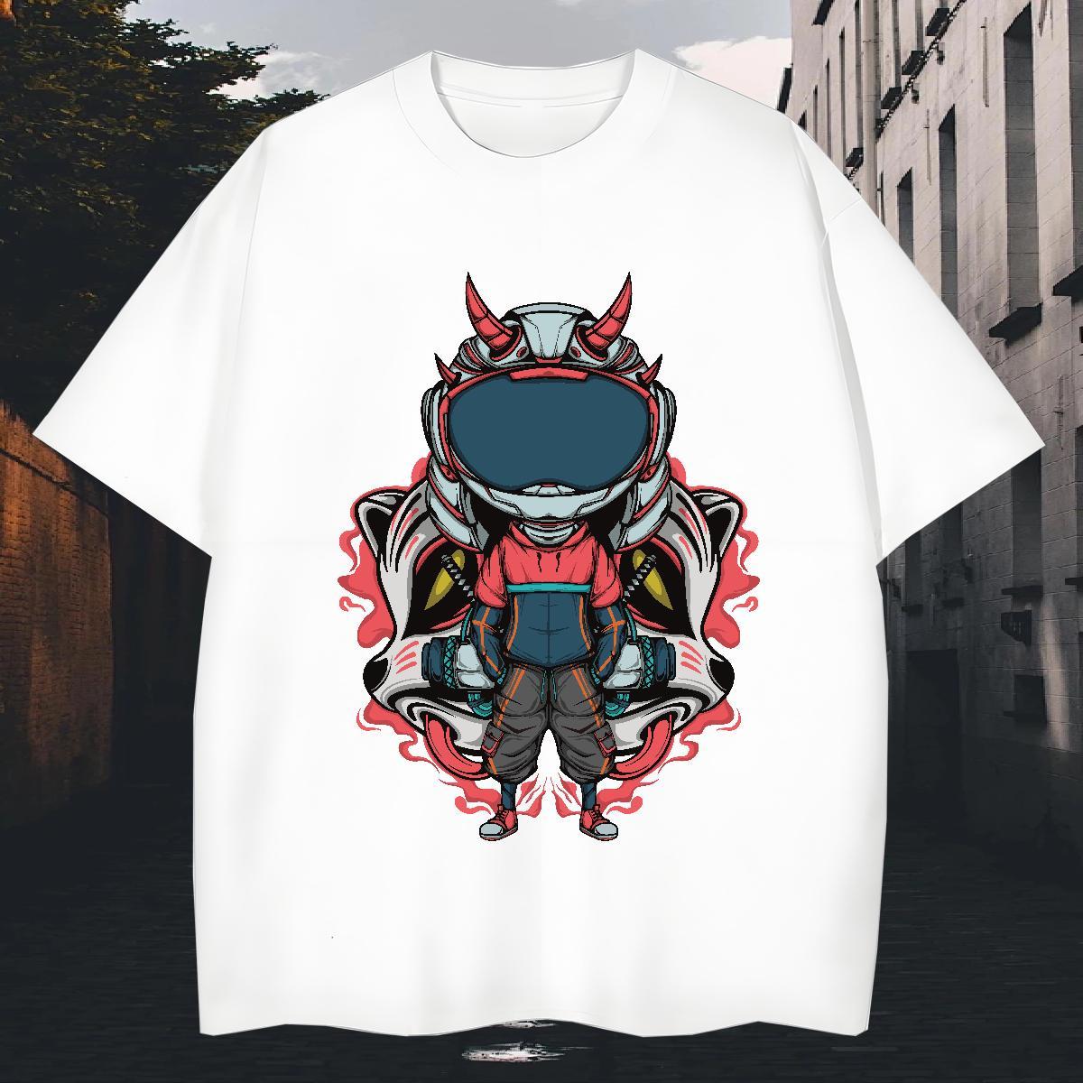TOP Quality T-Shirts for Men 100% Cotton 230g ET Casual Daily Wear Customized Print Round Neck Short Sleeve Men Tops Tees New Designer Clothes