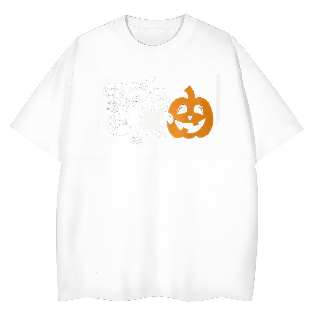 Fashion Design Men Tops Tees halloween Summer Casual 100% Cotton 230g Tees Shirts Breathable Crew Neck Cool Design T Shirts Men Custom Cartoon