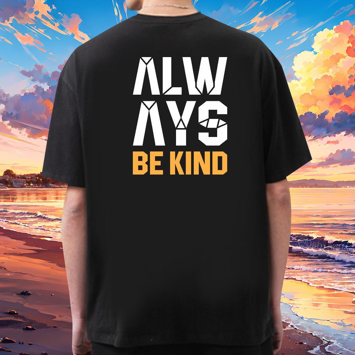 Unisex Mens T Shirts 100% Cotton 230g letter Anime Printing Street Custom Print Plus Size Breathable Crew Neck Tshirt for Man Woman 2024 New Tops