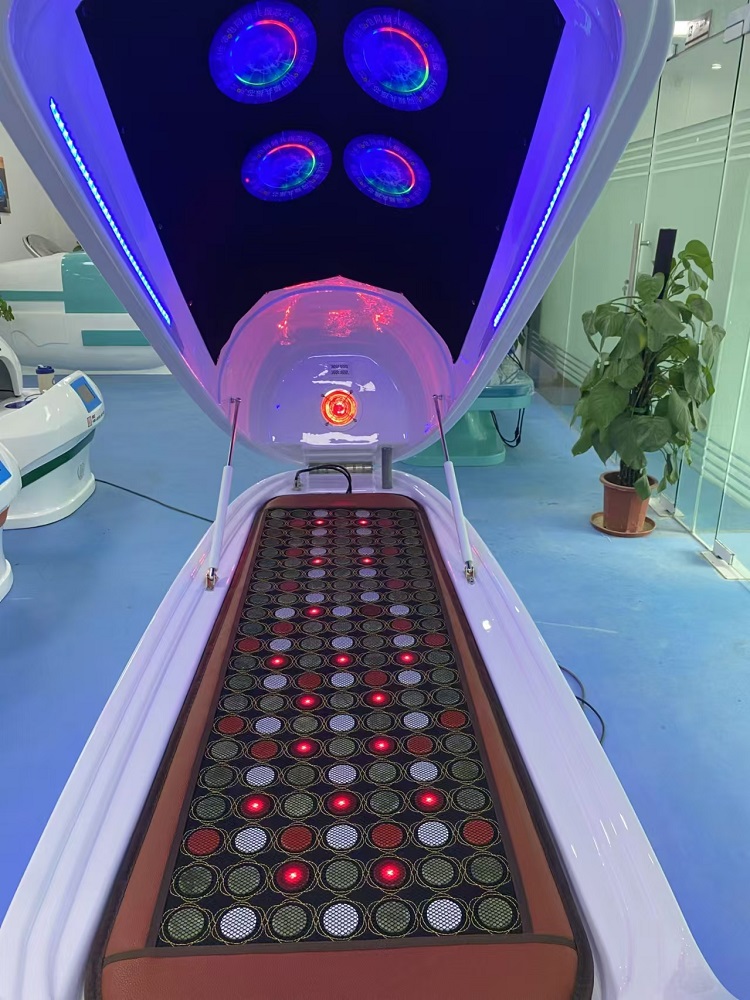 Professional Far infrared ozone therapy dry sauna capsule steam shower room whirlpool bath cabin pod