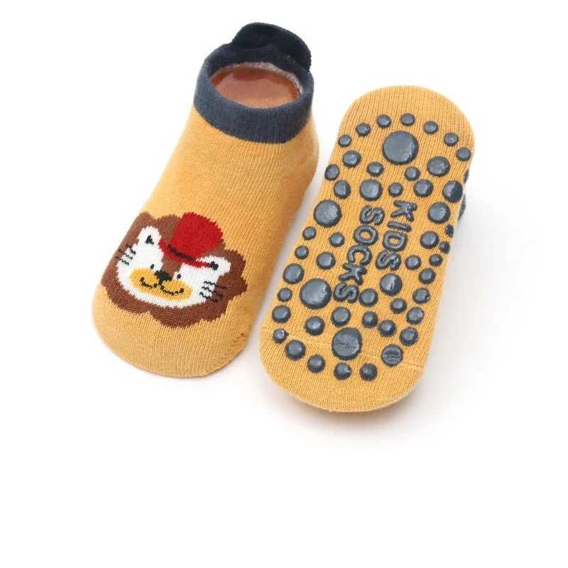 Children Baby Girls Boys School Cotton Ankle Socks Home Trampoline Short Socks Kids Toddler Cute Floor Sport Non-slip Socks CL240824