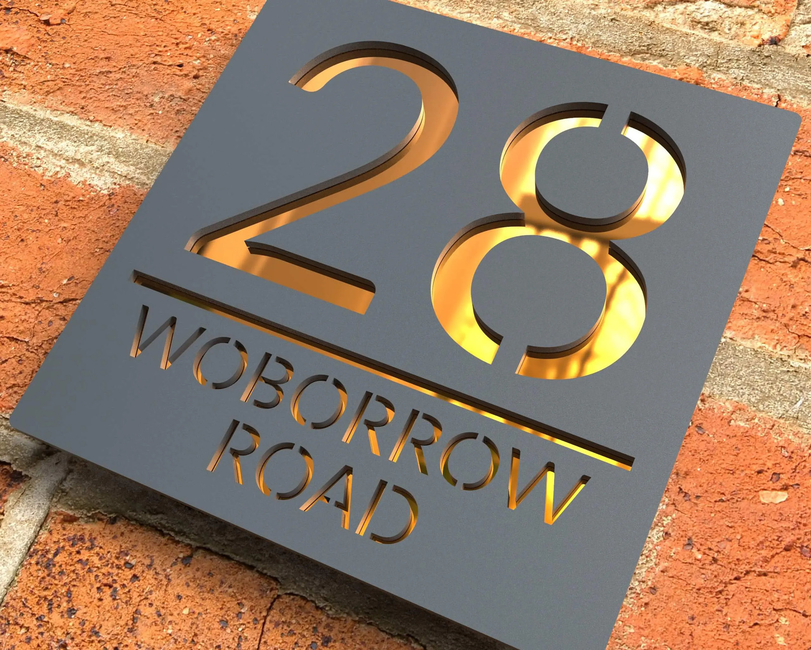 Personalized Custom Acrylic Modern House Numbers Sign Door Address Street 3D Letter Number Plaques Outdoor Name Home Decor Plate 240823