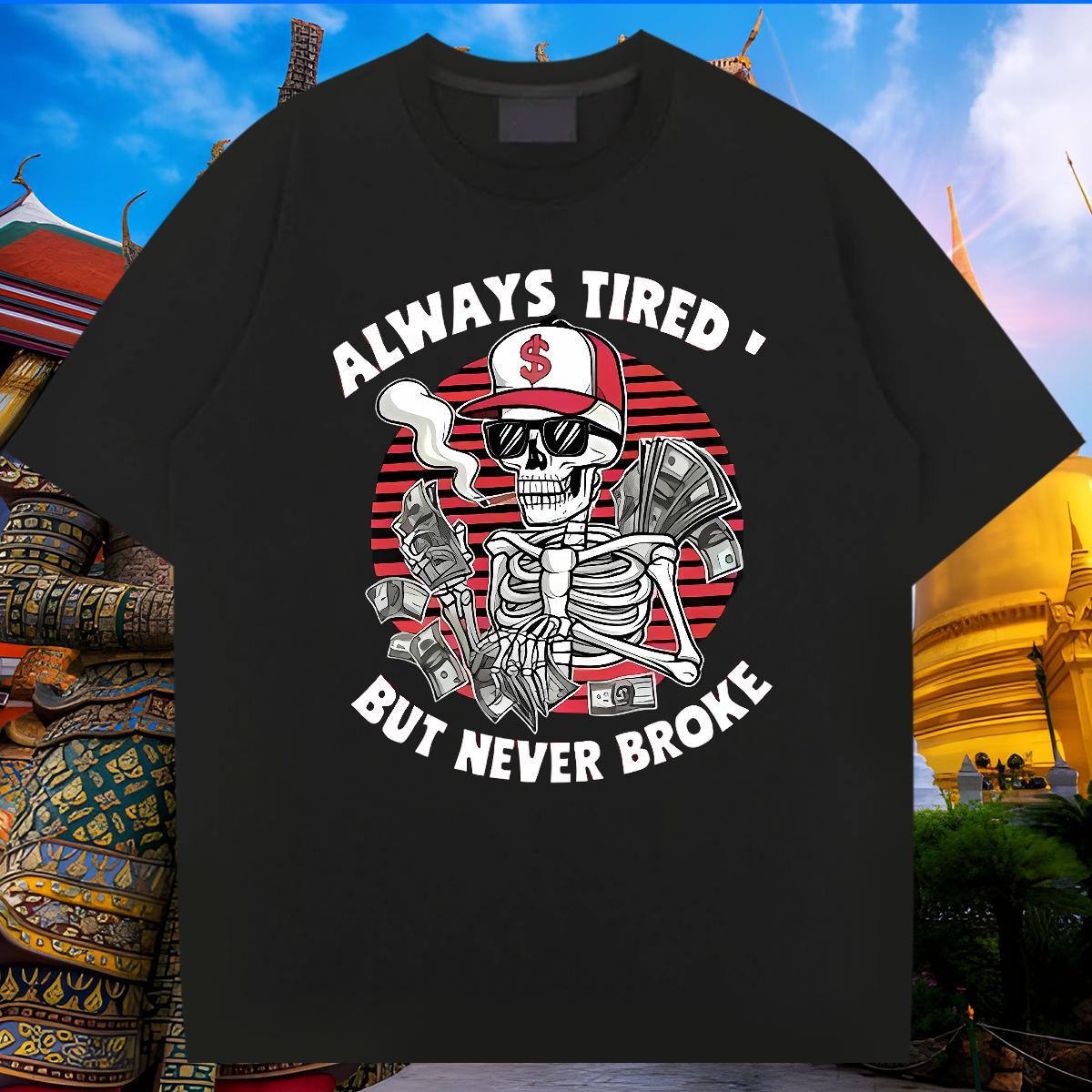 Designer T-Shirts for Men 100% Cotton 230g skull Street Custom Anime Breathable Men Tops Tees New Designer Clothes