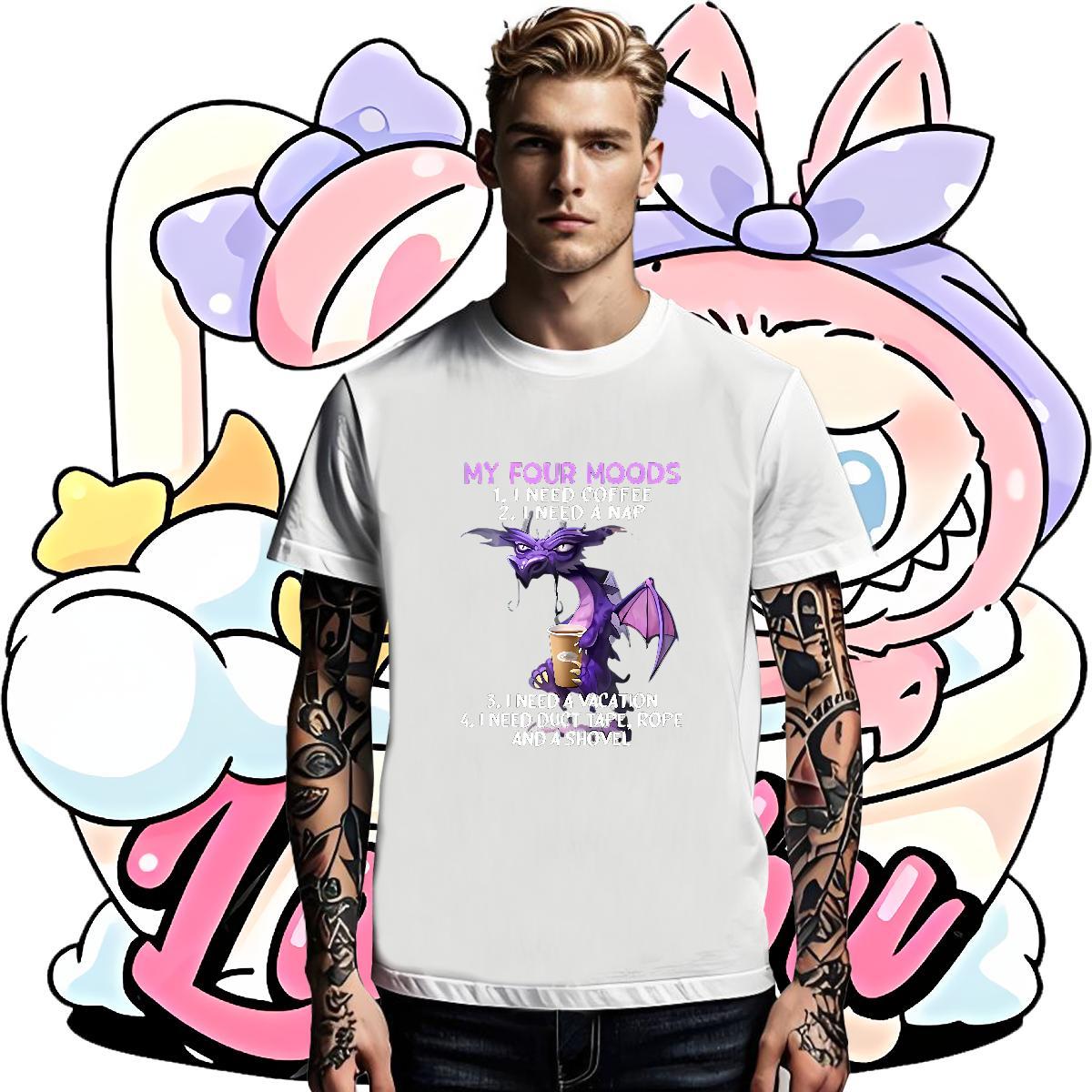 Designer Fashion Men Tees dinosaur Casual 230g 100% Cotton Wear Crew Neck Breathable Loose Man T Shirts Custom Big Size