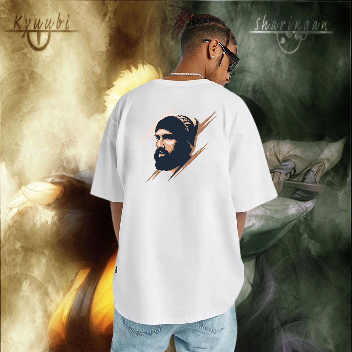 Cool Design Mens T Shirts 230g Pure Cotton portrait Street Wear Plus Size Cartoon O-Neck Short Sleeve Tshirt for Man Woman 2024 Designer Tees