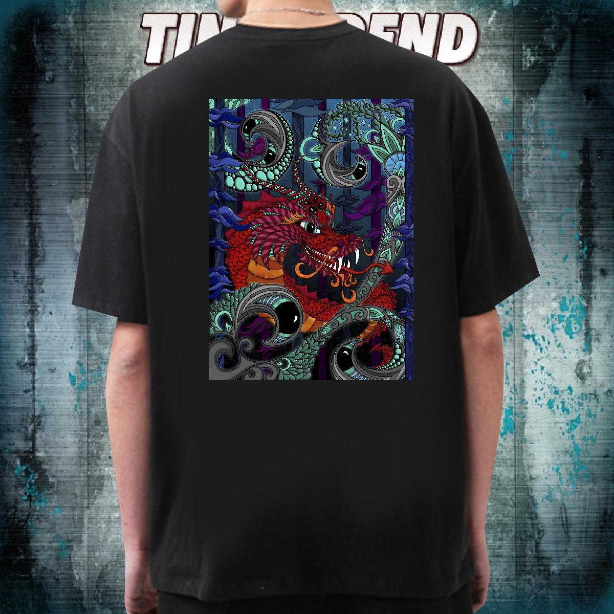 TOP Quality Men T Shirts 230g 100% Cotton terror Casual Custom Big Size Breathable Crew Neck Men Tshirts DIY Tees