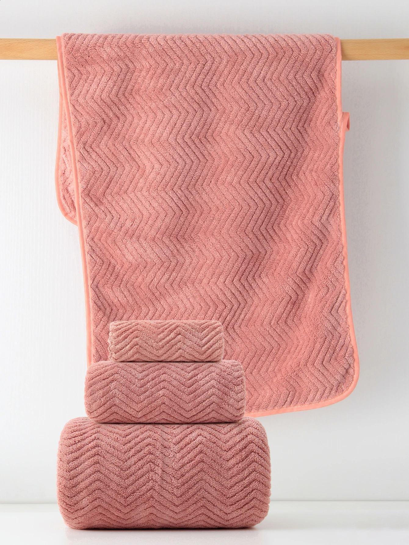 8Pcs 4 Square Towels 2 Towel 2 Bath Towels Coral Fleece Folding Combo Set Can Be Used for Bathroom Bedroom el Outgoing and Other Places 240823