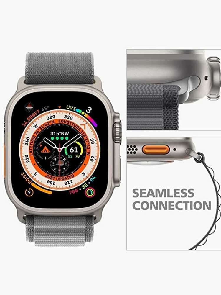 Alpine Loop for Apple Watch Ultra 2 Band 49mm 44mm 45mm 40mm 41mm 42mm 38mm correa iwatch Bracelet Series 9 8 7 SE 6 5 4 3 Strap W240824