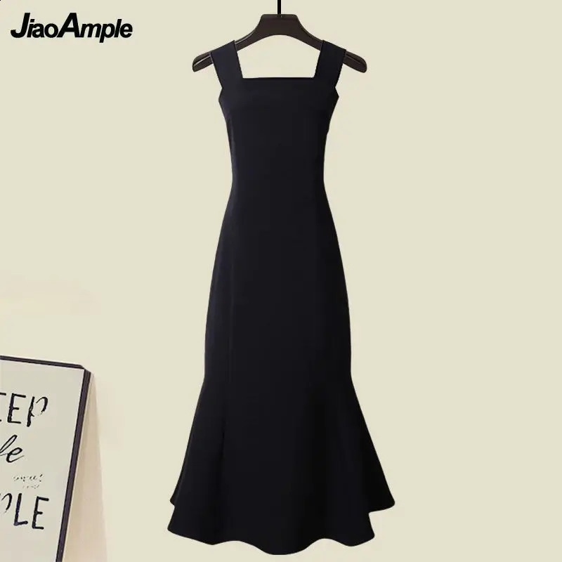 Summer Korean Elegant Chiffon Sunscreen Shirt Strap Skirt Two Piece Suit Womens Fashion CardiganDress Matching Set 240823