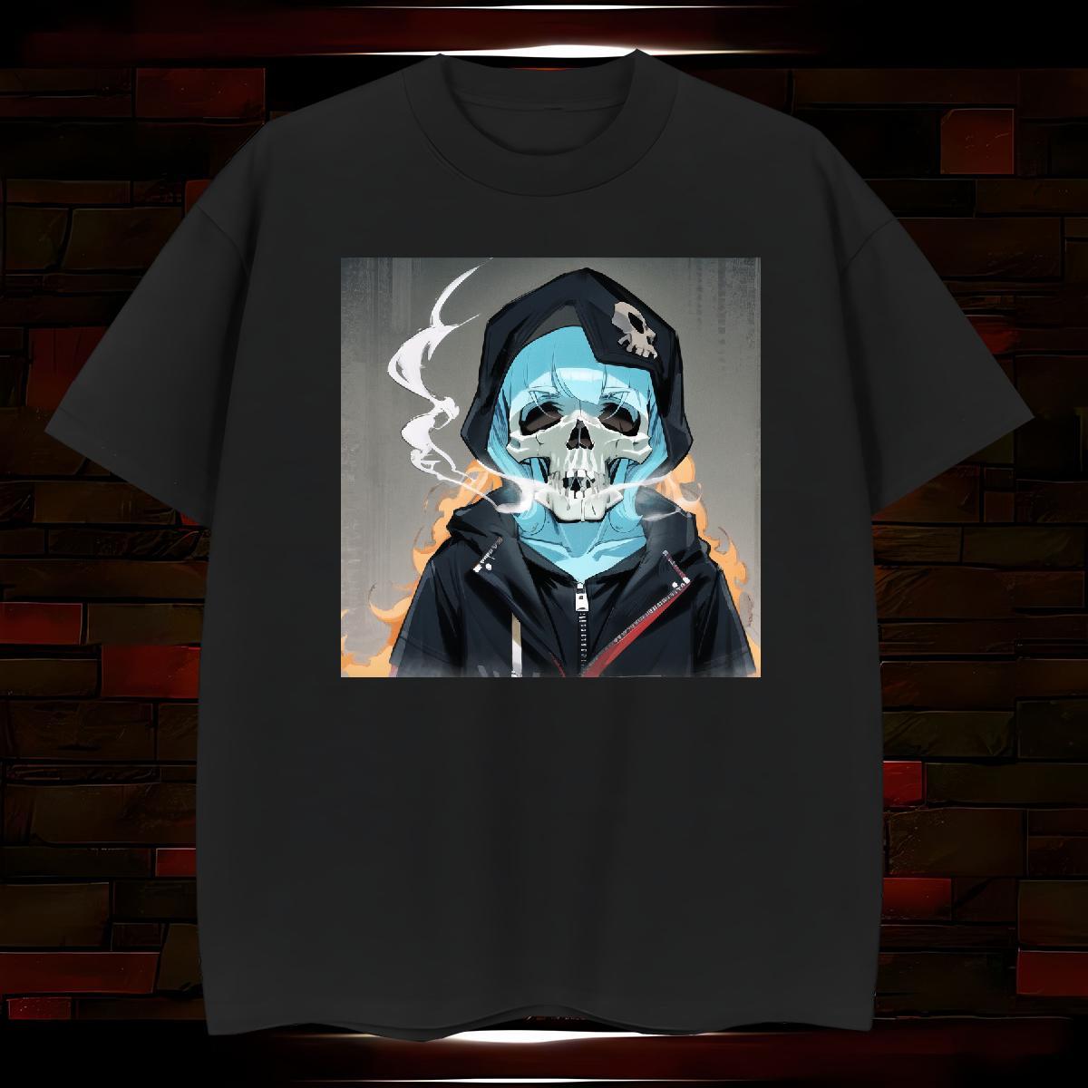 TOP Quality Man T Shirts 230g 100% Cotton skull Casual Oversized 4XL Crew Neck Breathable Men Tees DIY Polos