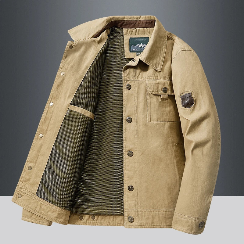 Product jacket autumn mens casual windproof fashion bomber baseball camping clothing 240827