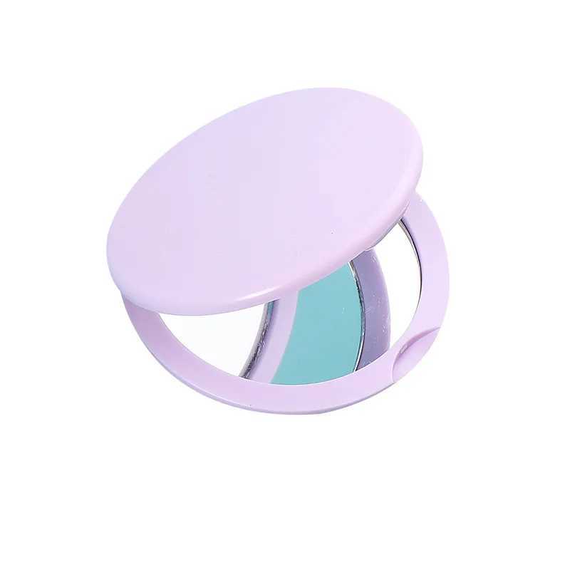 1pc Portable Round Pocket Folding Makeup Mirrors for Girls Women Mini Pocket Vanity Mirror Styling Wholesale 4 ColorsXJ241213