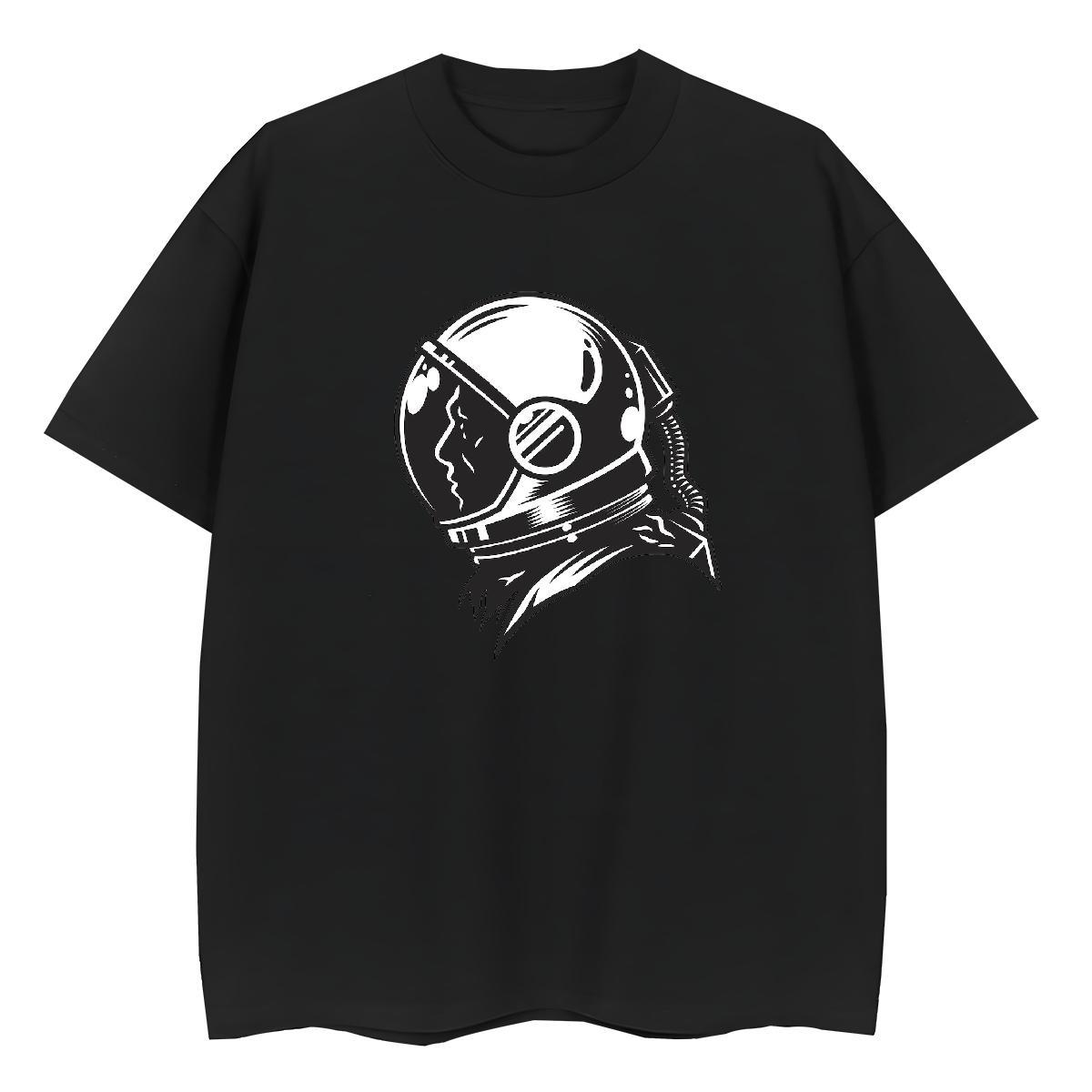 Popular Womens Tshirts 100% Cotton 230g universe Hip Hop T-Shirts Crew Neck Breathable Cartoon Print Top Tees