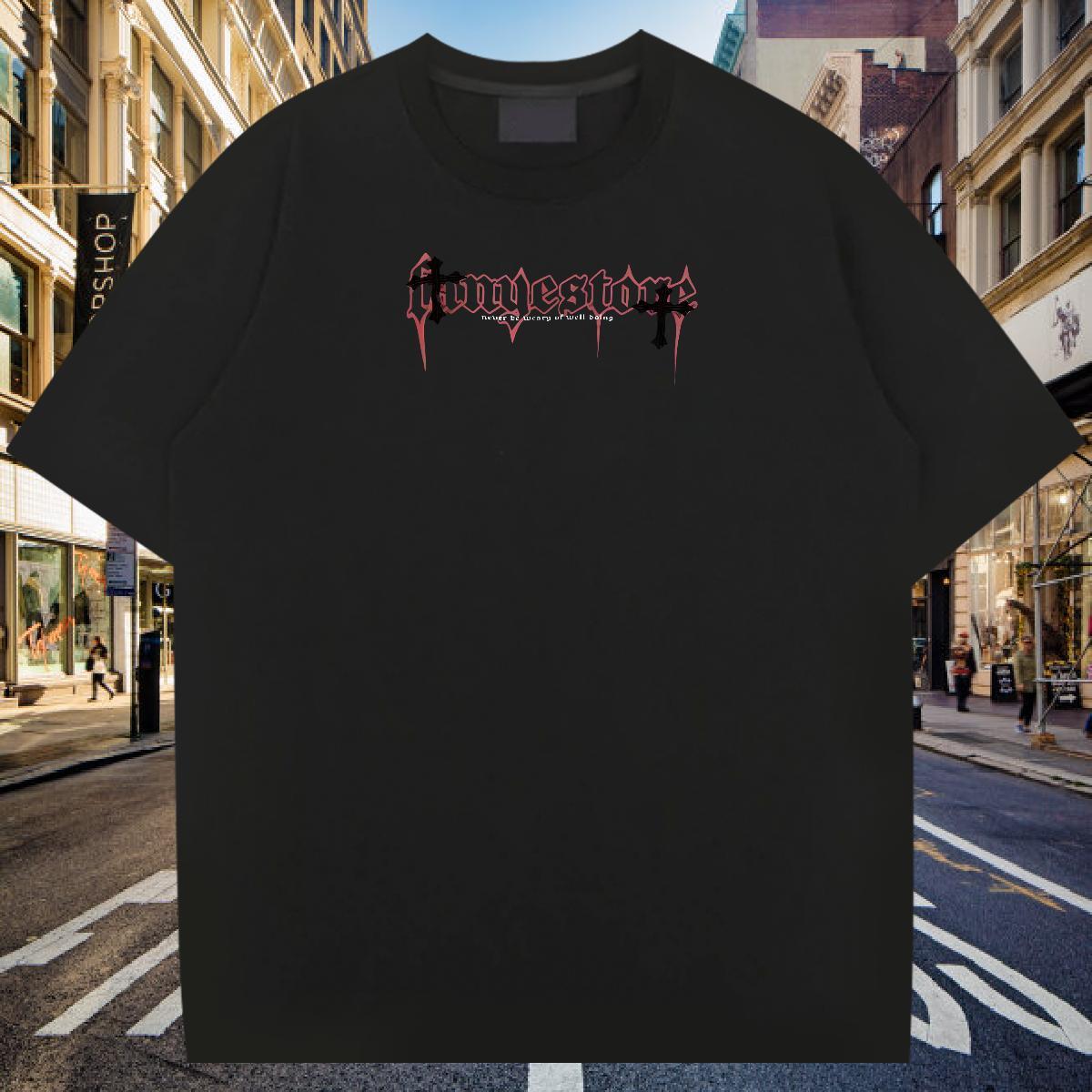 Designer Mens T Shirts 230g 100% Cotton Religion Beach DIY Printed Breathable Short Sleeve Men Tshirts Brand Tees Shirts