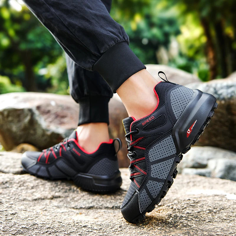 Waterproof Sports Outdoor Hiking Training Men Lightweight Non-Slip Woodland Hunting Work Shoes 241101