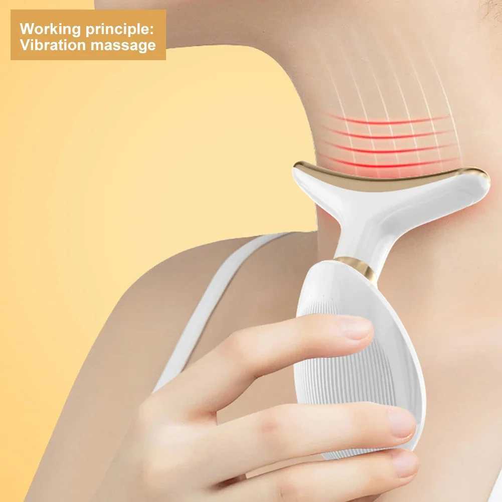 Neck Lifting Beauty Device Anti-Aging Anti Wrinkle Facial Massager Multifunction Neck Tightening Device Firming for Face Lift CL240825