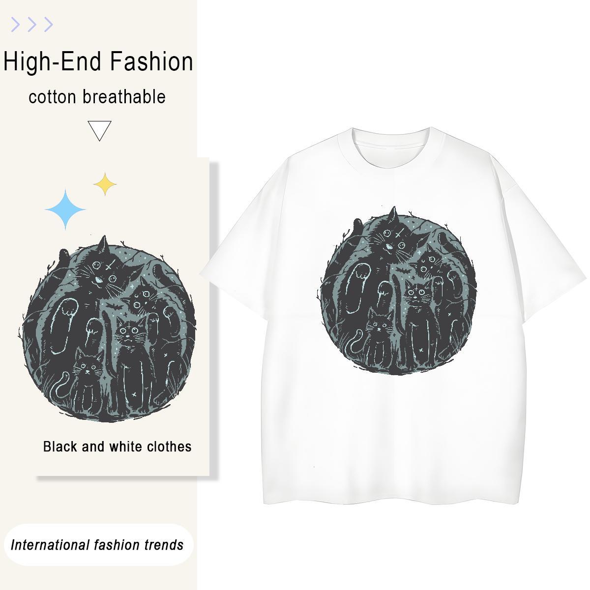 Factory Direct Men Tops Tees letter Sports Casual 230g Cotton Clothes Short Sleeve Soft Designer Men T Shirts Custom Cartoon