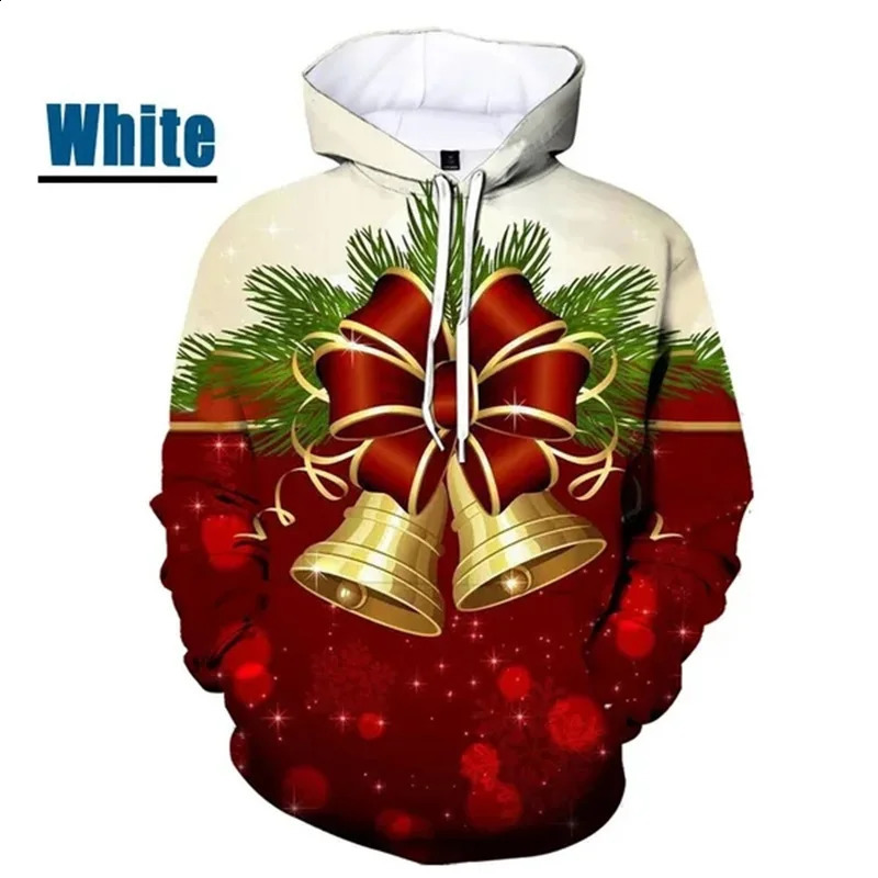 Christmas Graphic Hoodies For Men 3D Merry Christmas Printing In Hoodie Sweatshirts s Funny Pullovers Women Fashion Top 240823