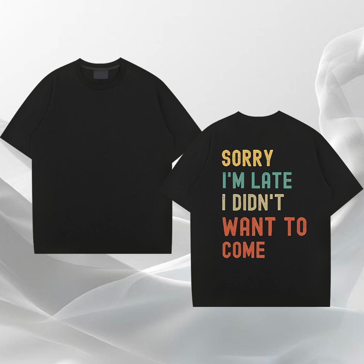 Comfortable T-Shirts 230g Pure Cotton letter Daily Outfit Plus Size Custom O Neck Short Sleeves Tshirts DIY Customized Tees Shirts