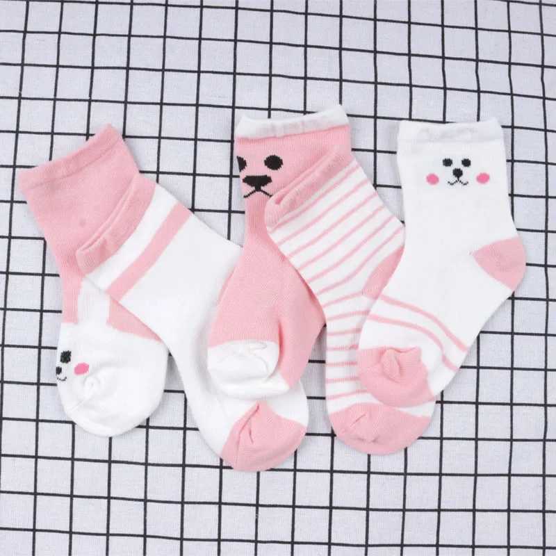 5 Pairs Baby Girls Socks Spring Summer Cotton Newborn Baby Socks Baby Meias Para Bebe Kids Socks for Children Boys Socks 1-12Y CL240824