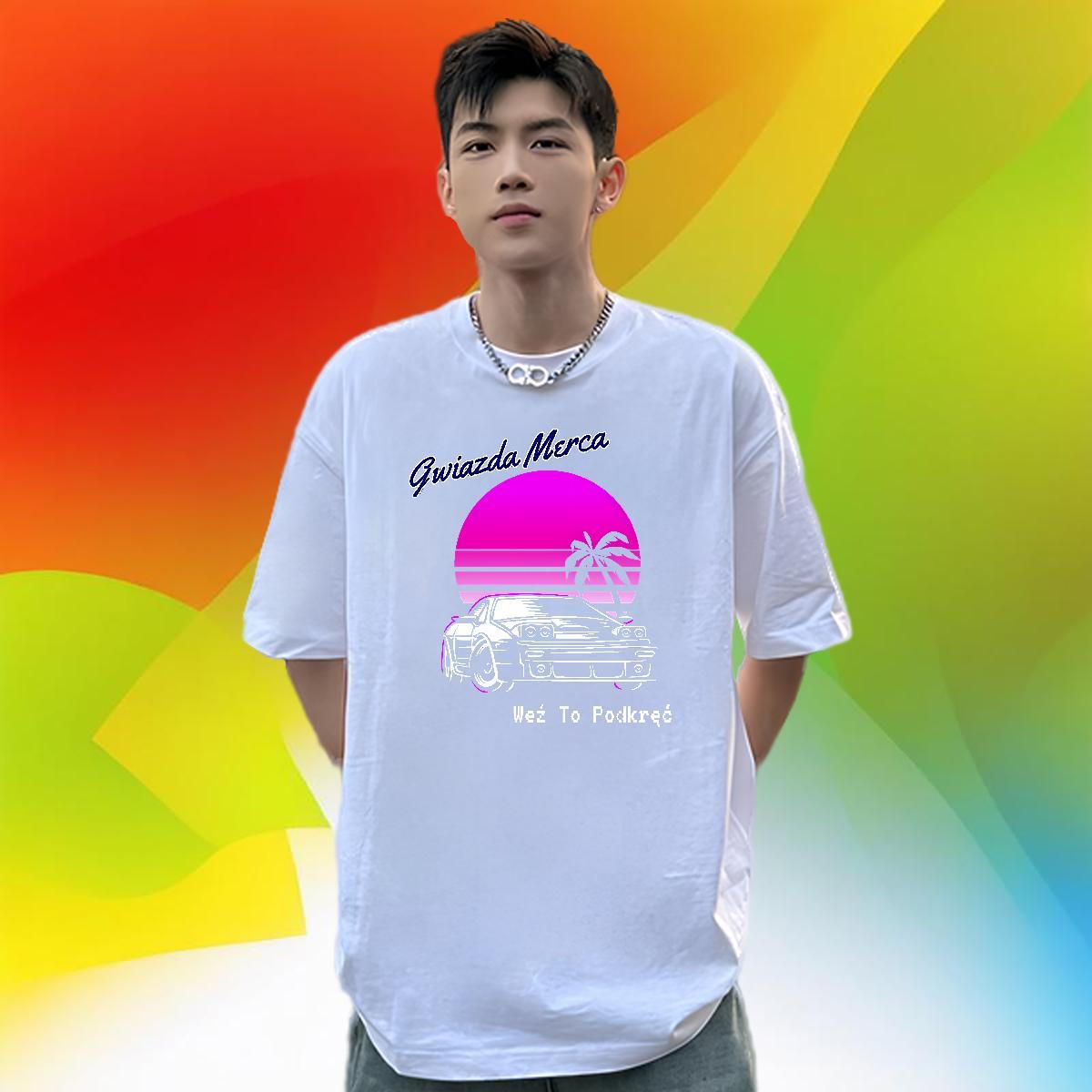 High Quality Mens T Shirts 230g Cotton beach Beach Oversized 4XL Crew Neck Mens Tshirts Casual New Tops