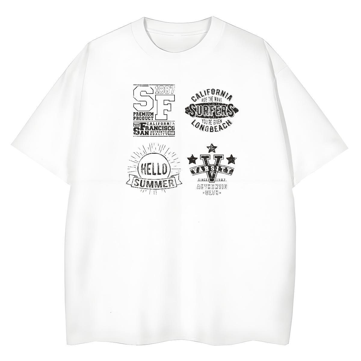 Designer Nice Womens Tshirts 100% Cotton 230g letter Casual Daily Wear Women T Shirts O Neck Short Sleeves Black White Clothes