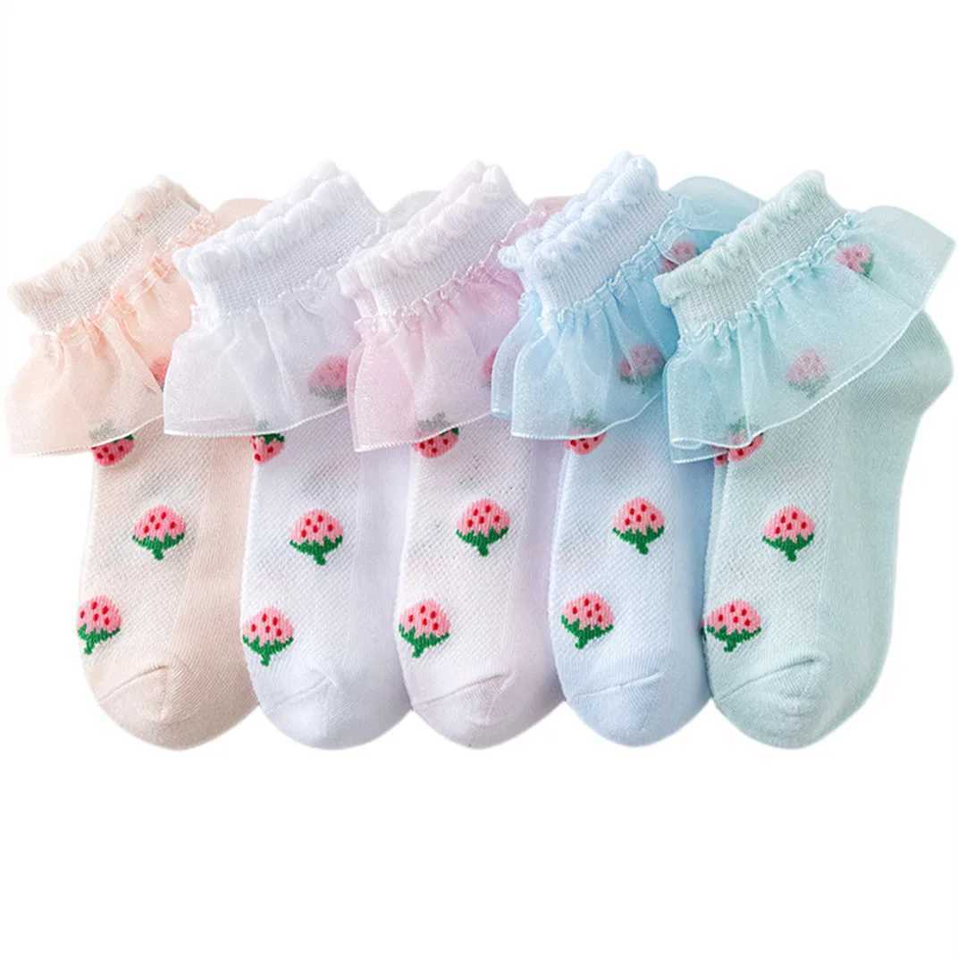 5Pairs Childrens Socks Spring And Autumn Cotton Car Cartoon Boys Socks Kids Sports Socks Boys Girls Quality Breathable Socks CL240824