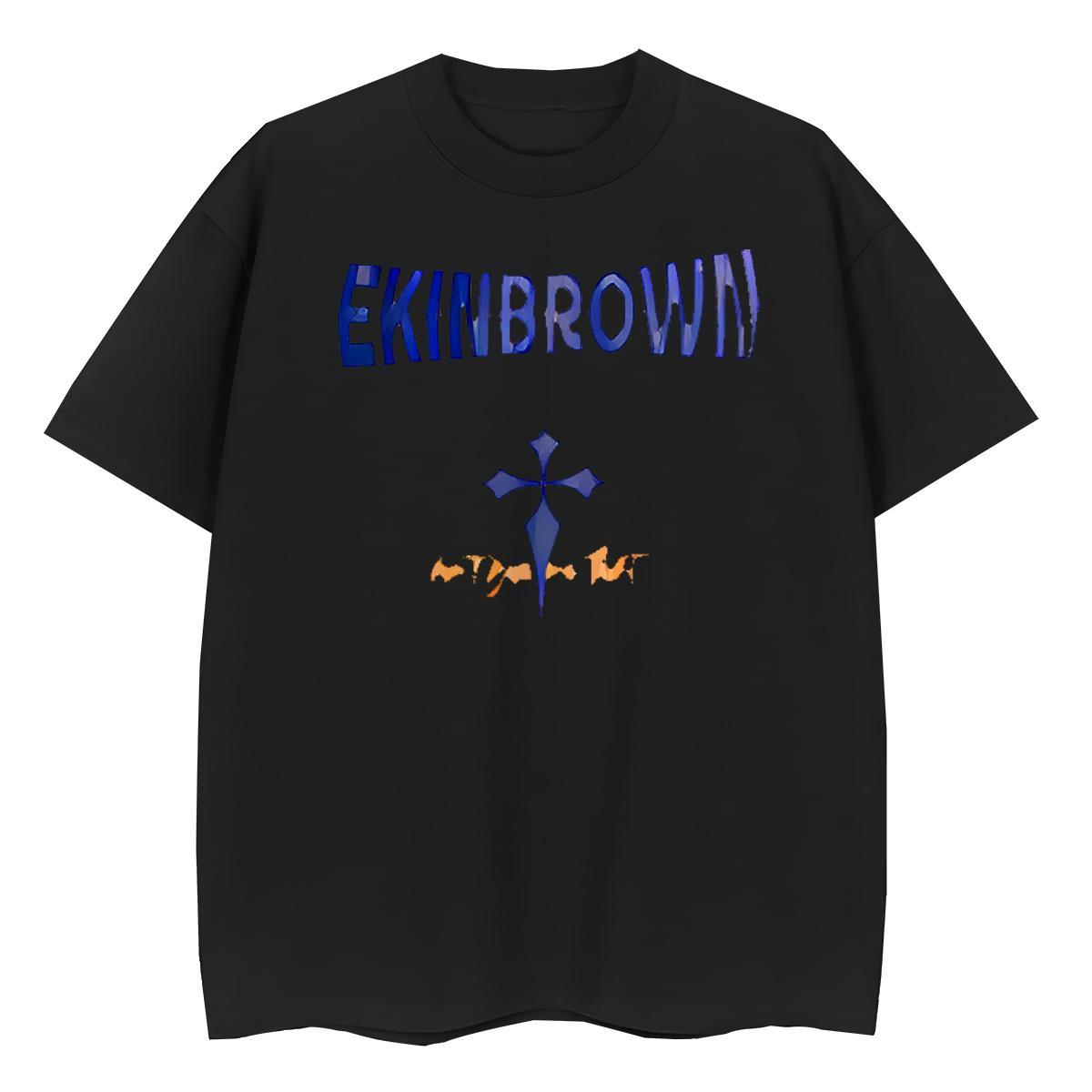 Loose Unisex Tshirts 230g Pure Cotton letter Daily Wear T-Shirts Breathable Short Sleeve DIY Logo Tee Shirt