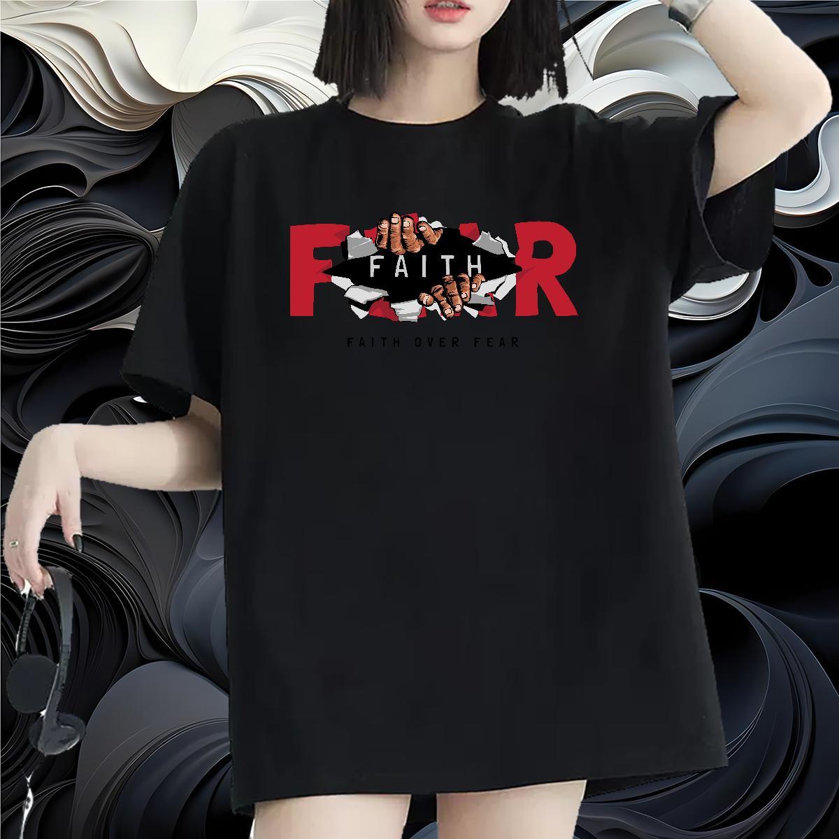 5A Womens Tshirts 230g Cotton letter Daily Outfit Womens T Shirts Breathable Soft DIY Anime Top Shirts