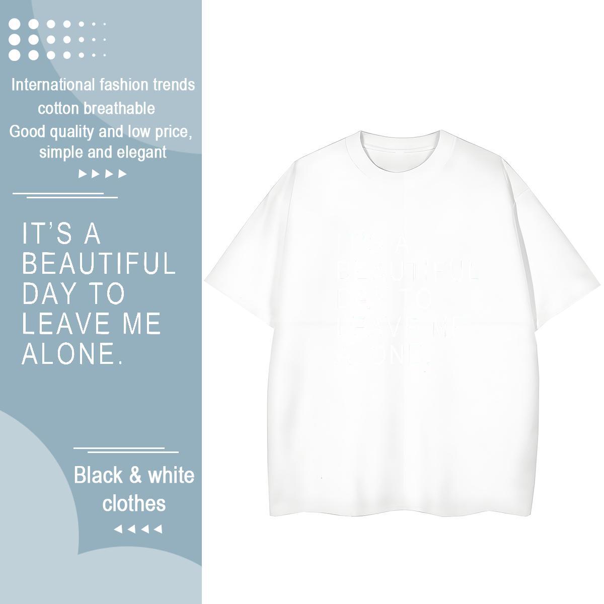 Loose Fit Mens T Shirts 230g Pure Cotton letter Hip Hop Graphic Breathable Crew Neck Mens Tshirts Stylist Top Tees
