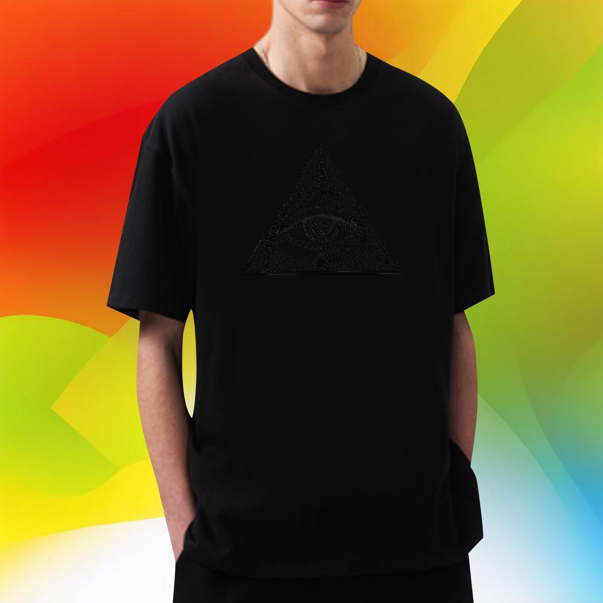 Cool Design T-Shirts for Men 230g 100% Cotton eye of the devil Casual Daily Wear Custom Print Plus Size Short Sleeve O-Neck Couples T Shirts Fashion C