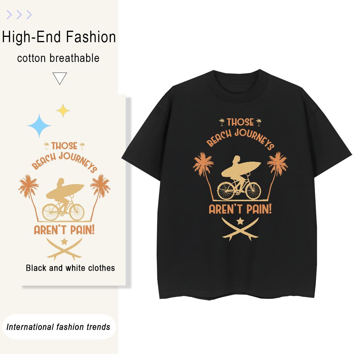 Free Shipping Mens T Shirts 230g 100% Cotton skateboarding Casual Beach Black Oversized Breathable Short Sleeve Couples T Shirts Fashion Design Wear