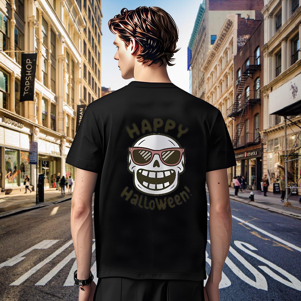 Designer T Shirts Men 230g 100% Cotton skull Hip Hop Oversized 3XL 4XL Short Sleeve Soft Tshirt for Man Woman Customized Tees