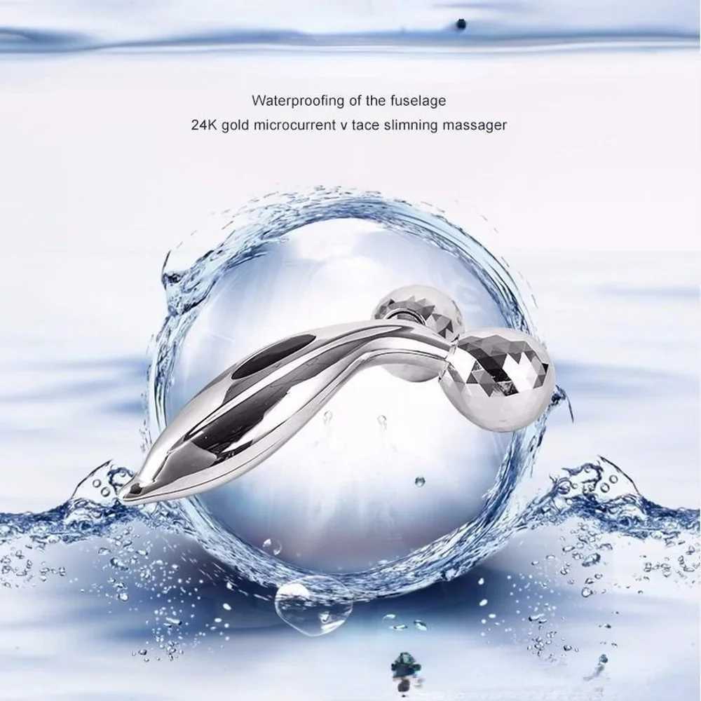 3D Roller Massager Face Massage Y Shape 360 Rotate Thin Face Body Shaping Relaxation Lifting Wrinkle Remover Facial Massage CL240824
