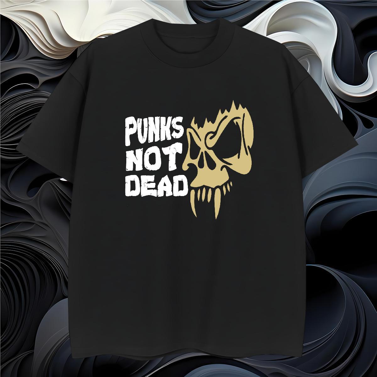 Brand Mens T Shirts 230g Cotton skull Hip Hop Street Custom Print Oversized Breathable Soft Mens Tshirts Factory Direct Tops Tees