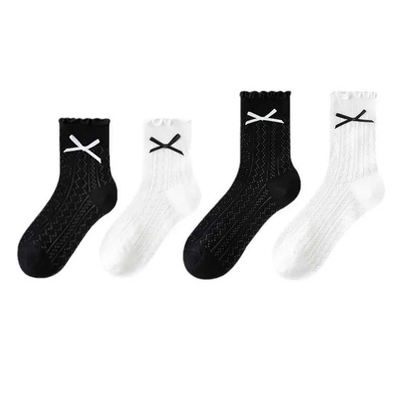 Korean Baby Children Girl Cute Socks Kids Mesh Breathable School Uniform Stockings Princess Long Socks Moms Parent-Child Socks CL240824