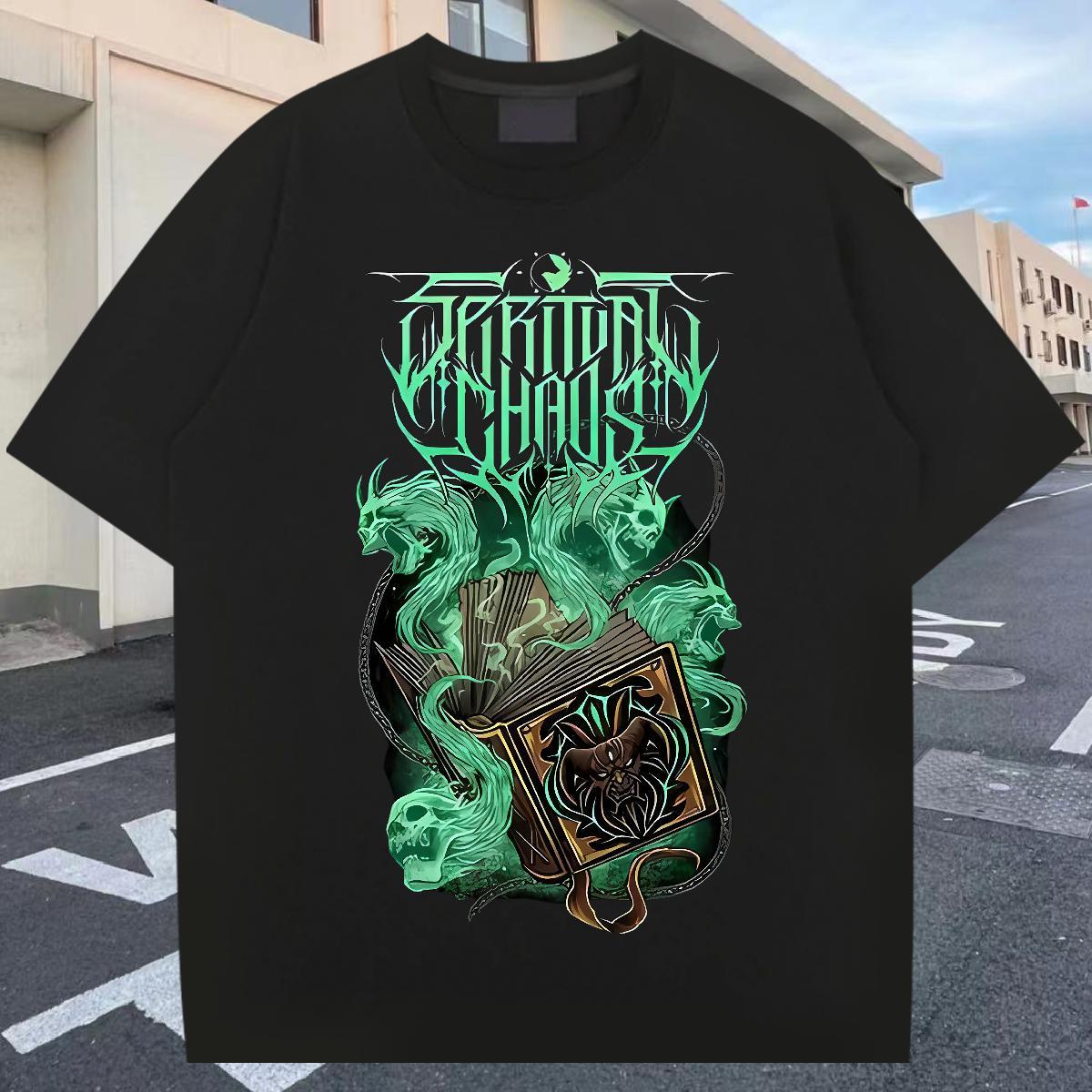 Popular T Shirt For Man 100% Cotton 230g skull Daily Outfit Anime Short Sleeve O-Neck Tshirt for Man Woman Fashion Designer Tops Tees
