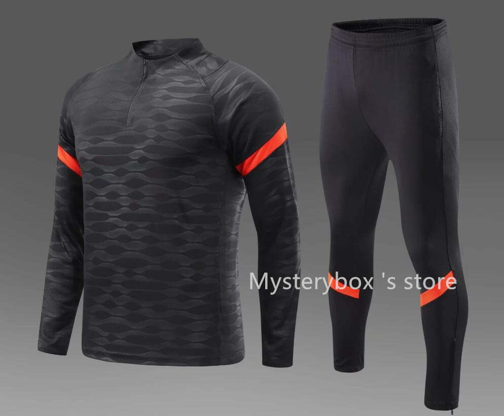 Discount sportswear Soccer 1/2-Zip Drill Top Tracksuits Football Clothing Mysterybox 's store sportswear for gym training Dropshipping Accepted w