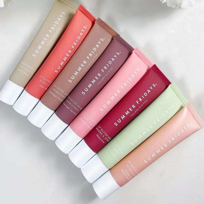 Summer Fridays Butter 15g Balm Liquid Lipstick Hydrating Smooth Soft Lip Gloss Sugar Vanilla Beige 2024
