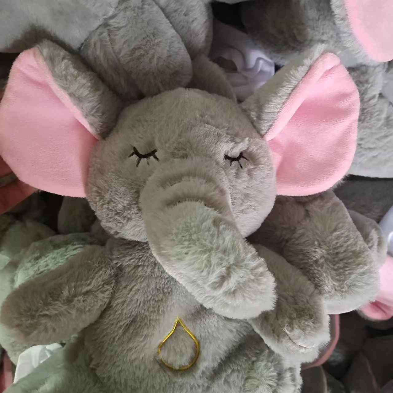 Glowing Sleep Sleeping Bear Sleeping Cat Cute Elephant Music Doll