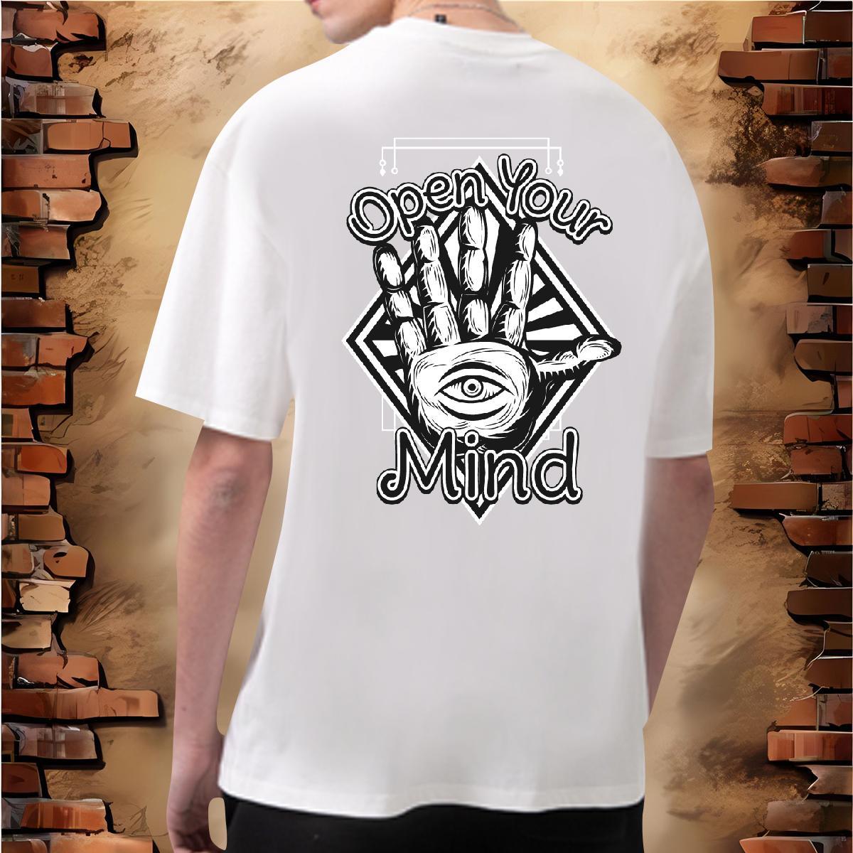 Brand T Shirt For Man 230g 100% Cotton hands Beach White Plus Size Pure Cotton Tshirt for Man Woman Classic Casual Tee Shirt