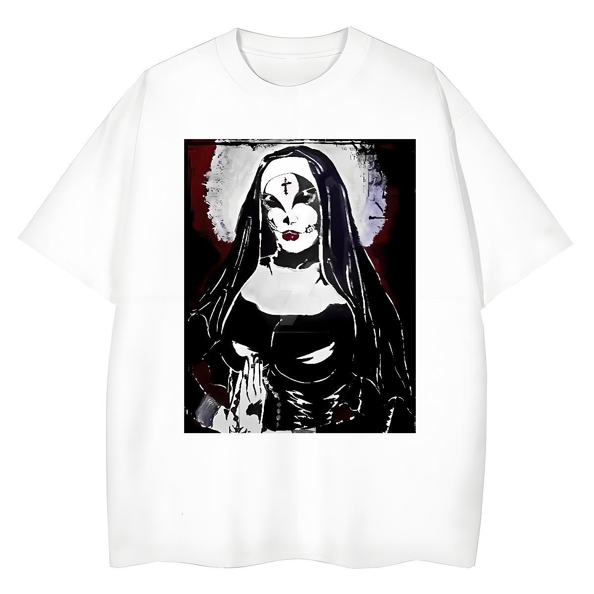Popular Women Tshirts 230g 100% Cotton nun Daily Wear T-Shirts Comfortable Black Oversized Tees