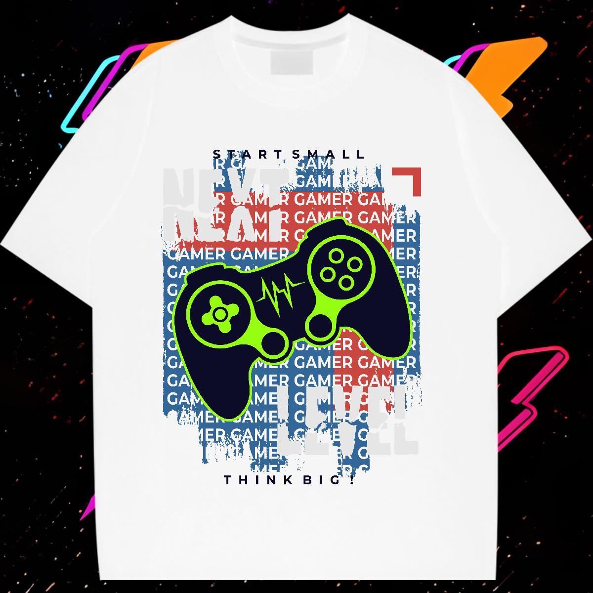 Nice Woman Tshirt 230g 100% Cotton game Sport T shirt Comfortable Oversized L-4XL Clothes