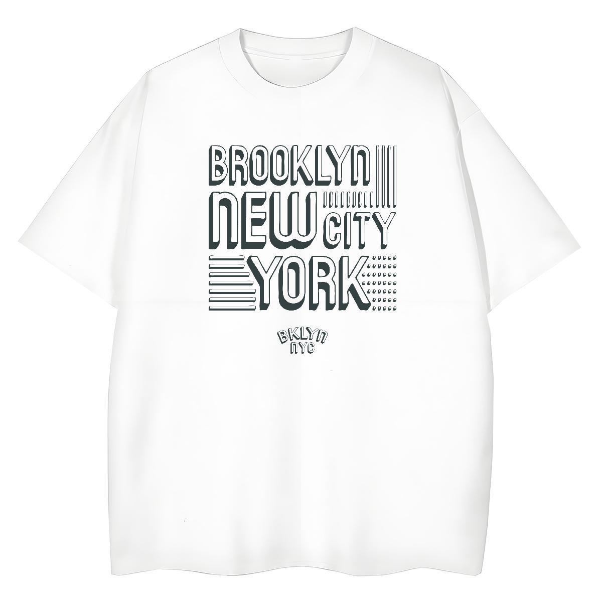 Wholesale Couples T Shirts 100% Cotton 230g letter Street Womens T Shirts Comfortable Custom Print Oversized Wear