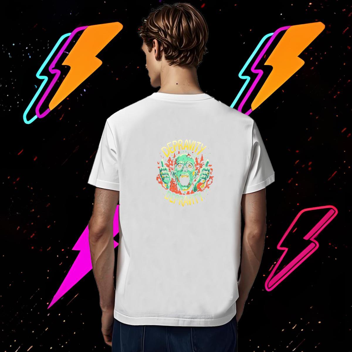 Loose T-Shirts for Men 230g 100% Cotton skull Sport Cartoon Print Short Sleeve Soft Men Tshirts Customized Top Tees
