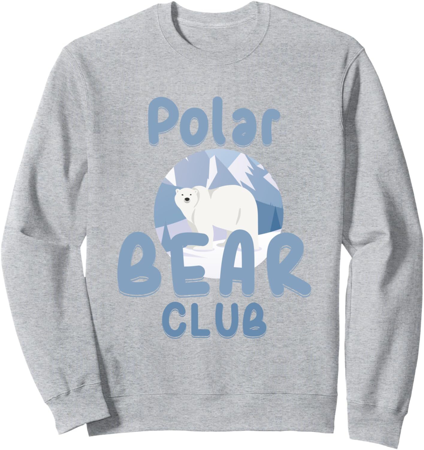 Long Sleeve Shirts For Men Sweatshirt Polar Bear Club Snow Ice Animal Funny Gift Sweatshirt T Shirt Tee Streetwear Casual Tops Clothes Free shipping