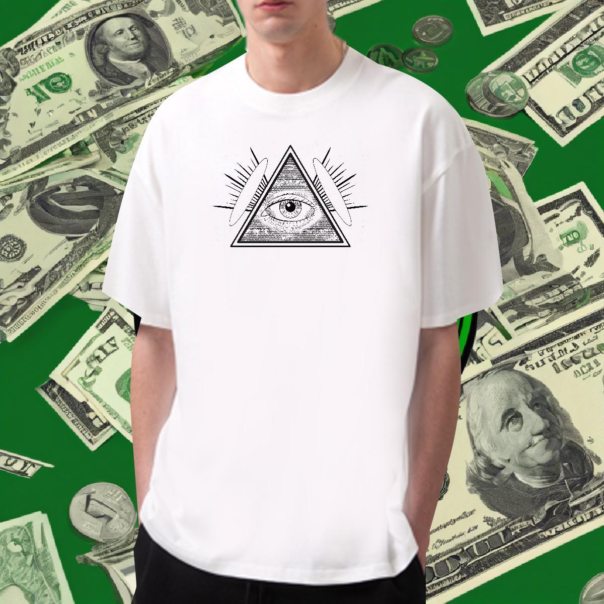 Brand T-Shirts 230g Cotton eye of the devil Summer Casual Custom Anime Short Sleeve Soft Tshirts Free Shipping Tops Tees